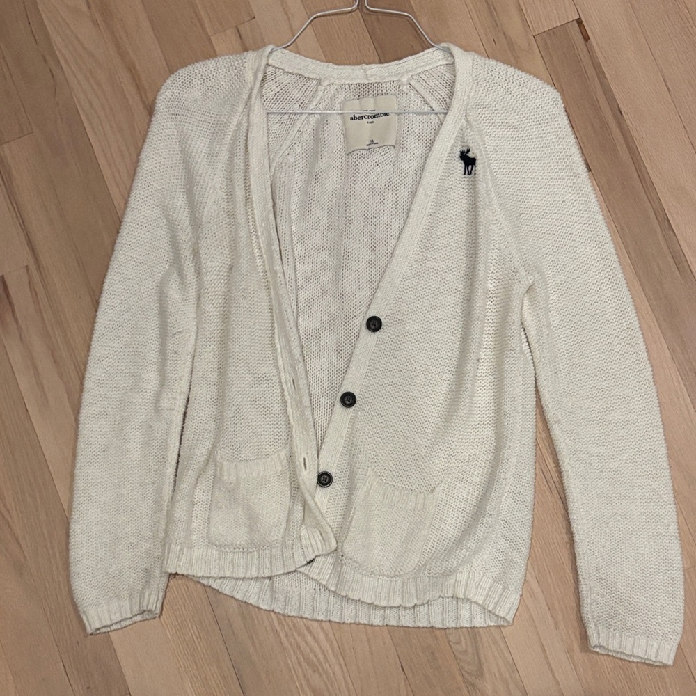 Girls white cardigan